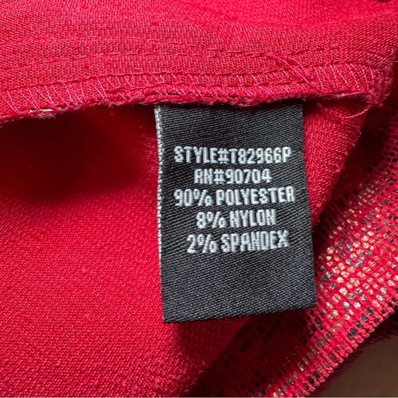 Vintage 90s Red Animal Print Sports Jacket, Unisex Punk Glam Style - Picture 8 of 8